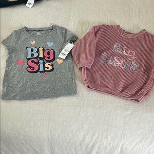 Big Sister T Shirt and Sweater
